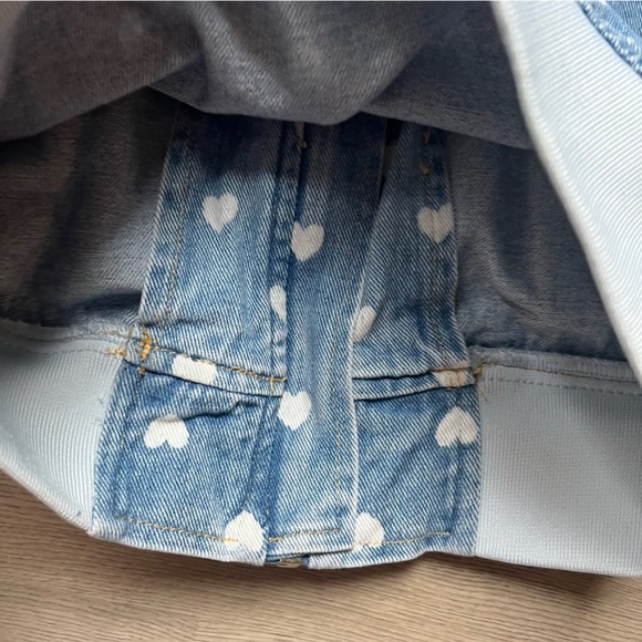PacSun Vintage Heart Denim Bomber jacket (s) - Picture 5 of 7